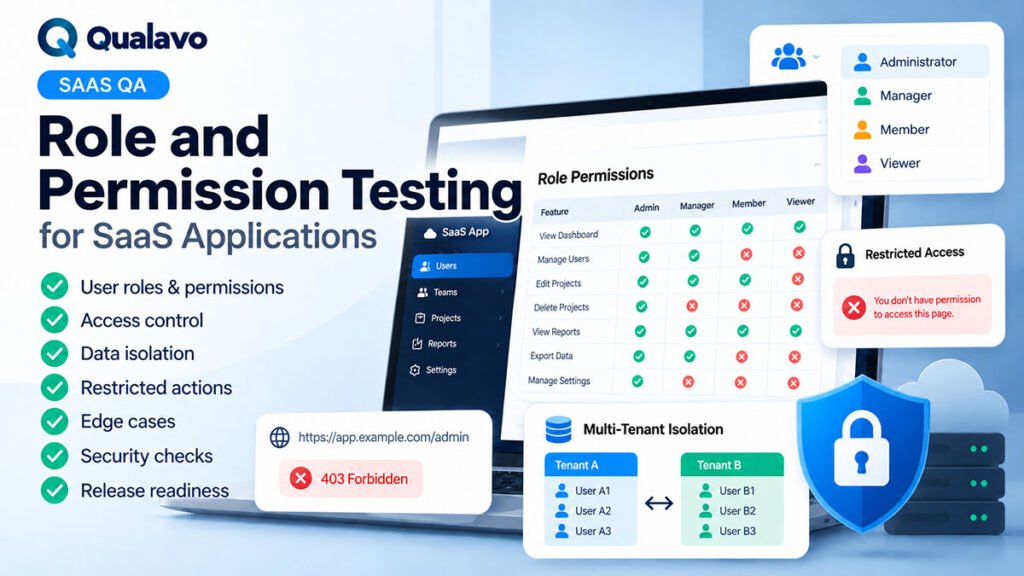 Role and Permission Testing for SaaS Applications